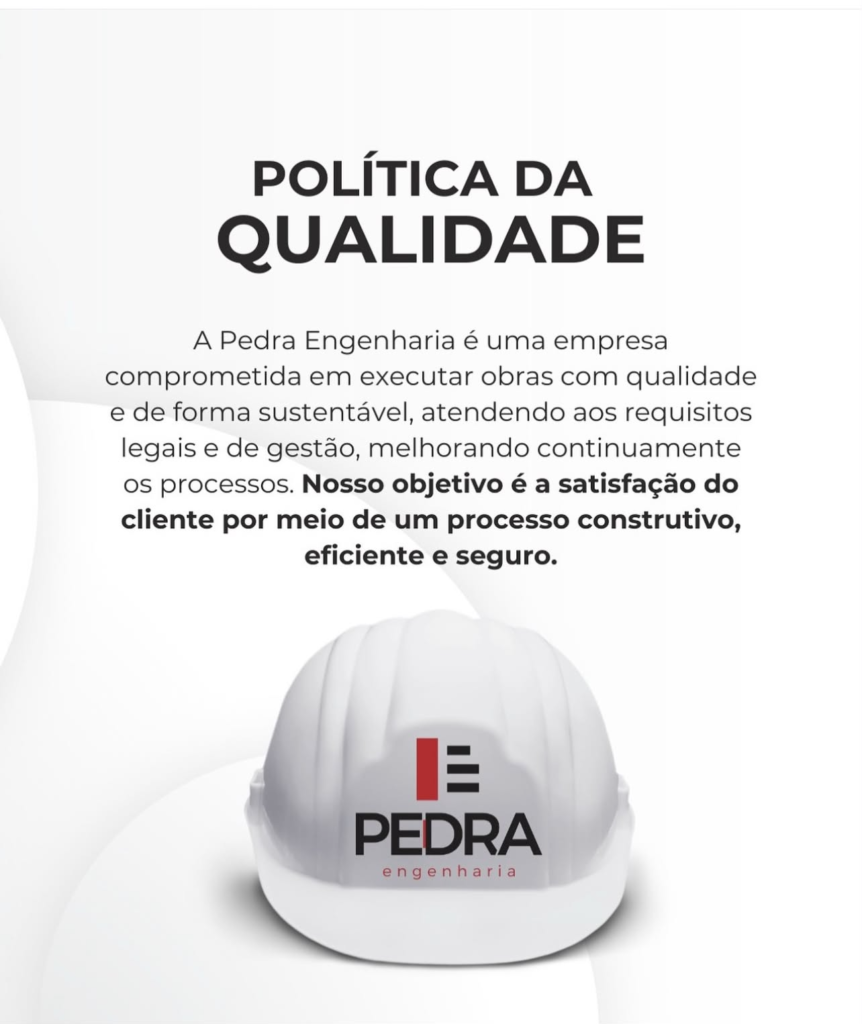Política da Qualidade da Pedra Engenharia — Revisão 00